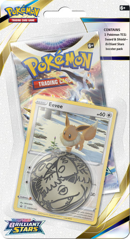 POKEMON - BRILLIANT STARS - CHECKLANE BLISTER PACK EEVEE PROMO