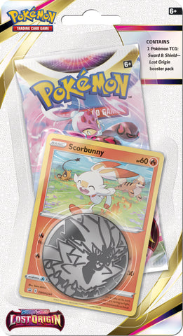 PKMN - LOST ORIGIN: SCORBUNNY - CHECKLANE BLISTER