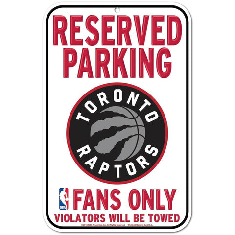 NBA - Raptors: Reserved Parking - 11"x17" Signs
