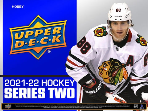 2021-22 Upper Deck Hockey Series 2 Hobby Box Full Case