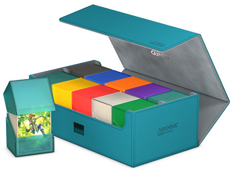 Ultimate Guard Arkhive 800+ Standard Size - XenoSkin Petrol Blue