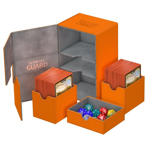 Ultimate Guard Flip n tray - Orange 200 ct