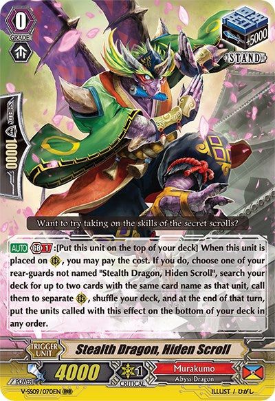 Stealth Dragon, Hiden Scroll (V-SS09/070EN) [Revival Selection]