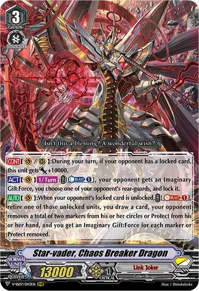 Star-vader, Chaos Breaker Dragon (V-SS07/043EN) [Clan Selection Plus Vol.1]