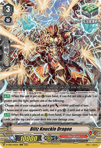 Blitz Knuckle Dragon (D-VS05/042EN) [V Clan Collection Vol.5]
