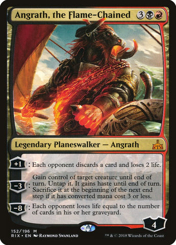 RIX-152 - Angrath, the Flame-Chained  - Non Foil  - NM