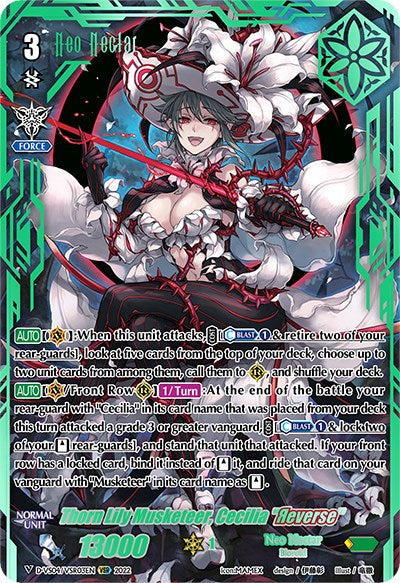 Thorn Lily Musketeer, Cecilia "Reverse" (D-VS04/VSR03EN) [V Clan Collection Vol.4]