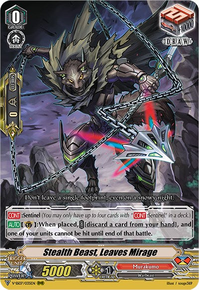 Stealth Beast, Leaves Mirage (V-SS07/035EN) [Clan Selection Plus Vol.1]