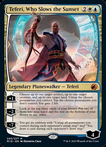 MID-245 - Teferi, Who Slows the Sunset - Non Foil - NM