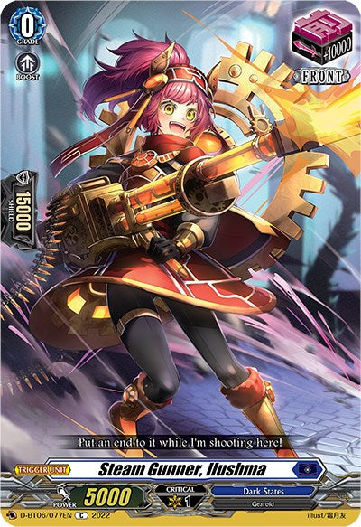 Steam Gunner, Ilushma (D-BT06/077EN) [Blazing Dragon Reborn]