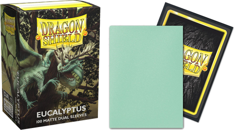 Dragon Shield 100 Pack Eucalyptus  Matte Dual Sleeves