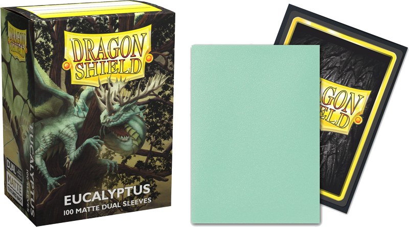 Dragon Shield 100 Pack Eucalyptus  Matte Dual Sleeves