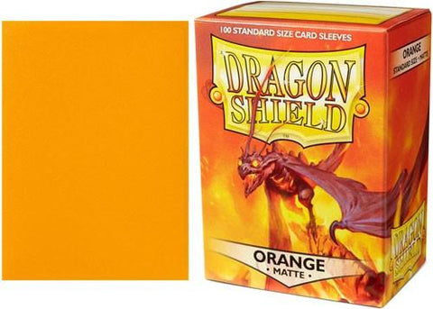 Dragon Shield Sleeves - Matte Orange
