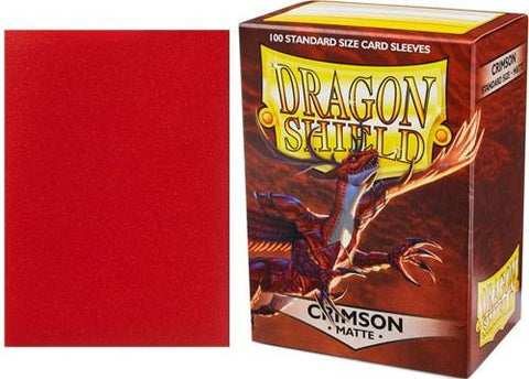Dragon Shield Standard Sleeves Crimson Matte