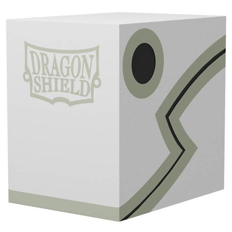 Dragon Shield - Deck Shell: White/Black - 100+ Deck Box