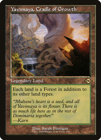 H1R-441- Yavimaya, Cradle of Growth - Time Shifted Non Foil - NM