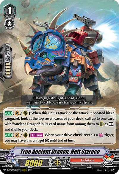 True Ancient Dragon, Heft Styraco (D-VS06/032EN) [V Clan Collection Vol.6]