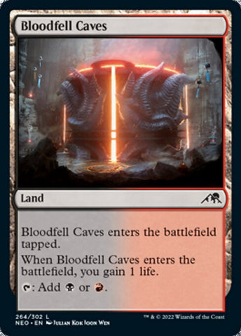 NEO-264 - Bloodfell Caves - Non Foil  - NM