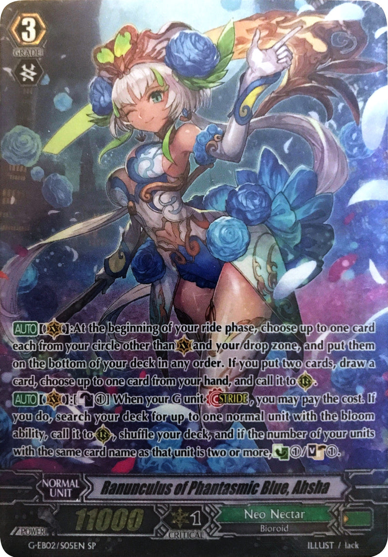 Ranunculus of Phantasmic Blue, Ahsha (G-EB02/S05EN) [The AWAKENING ZOO]