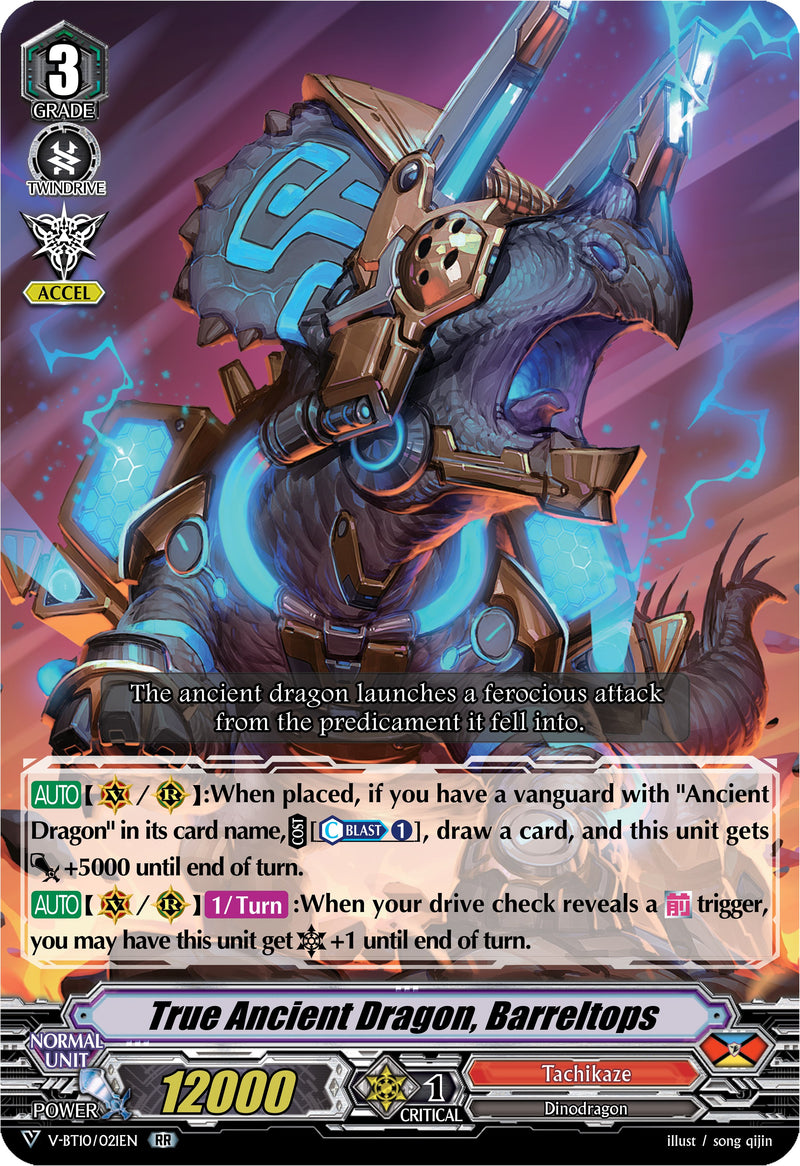 True Ancient Dragon, Barreltops (V-BT10/021EN) [Phantom Dragon Aeon]