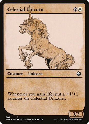 AFR-301 - Celestial Unicorn - Non Foil  - NM
