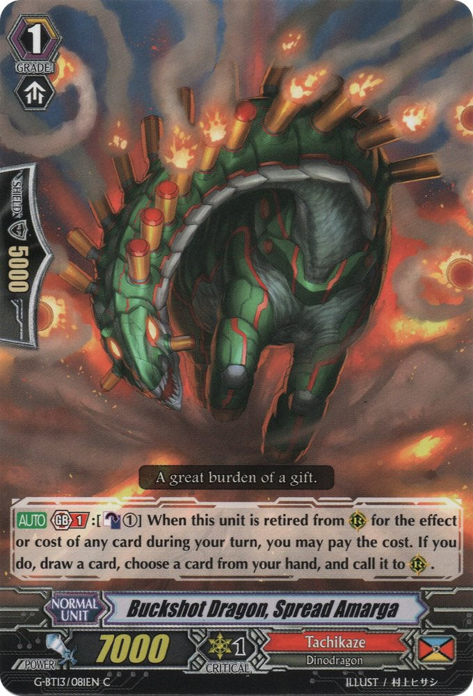 Buckshot Dragon,read Amarga (G-BT13/081EN) [Ultimate Stride]
