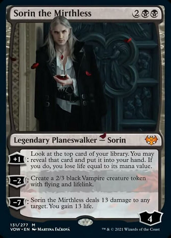 VOW-131 - Sorin the Mirthless -  Non Foil - NM