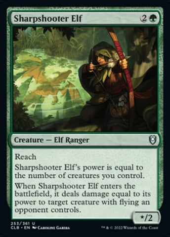 CLB-253 - Sharpshooter Elf - Non Foil  - NM