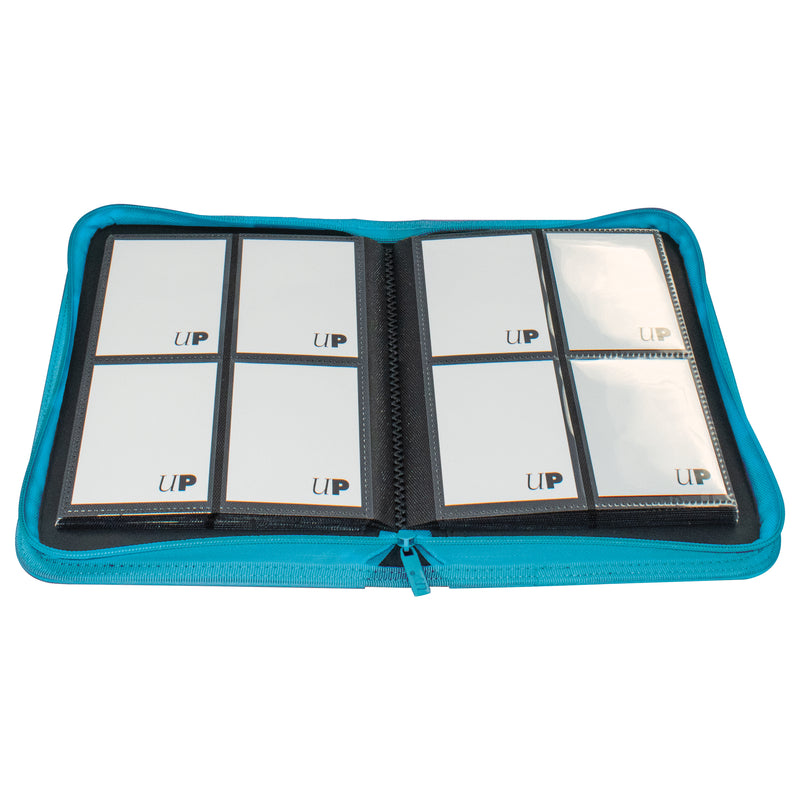 Ultra PRO: 4-Pocket Zippered PRO-Binder - Vivid (Teal)