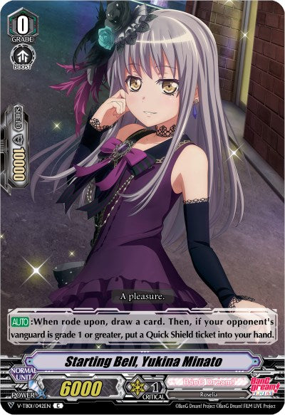 Starting Bell, Yukina Minato (Parallel Foil) (V-TB01/042EN) [BanG Dream! FILM LIVE]