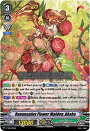 Ranunculus Flower Maiden, Ahsha (Parallel Foil) (V-TD12/001EN) [Ahsha]