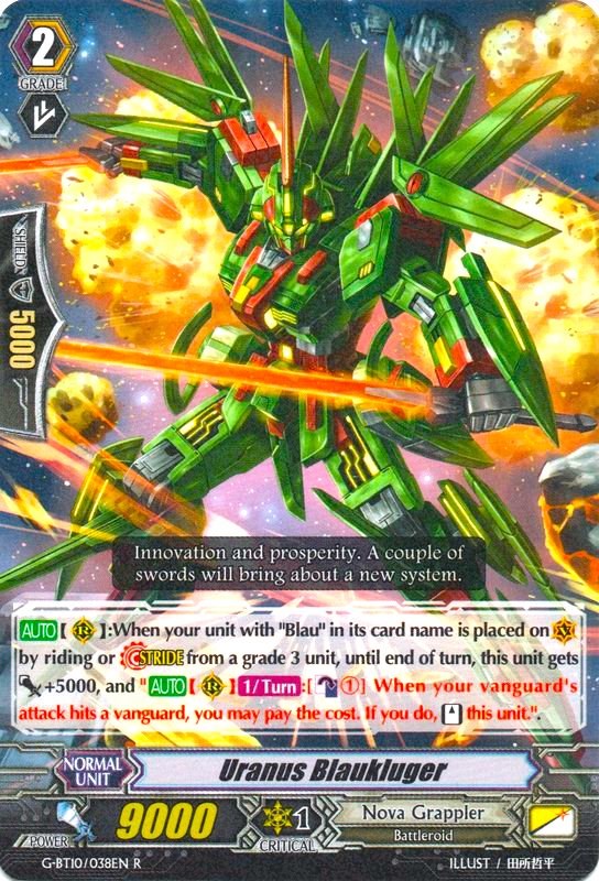 Uranus Blaukluger (G-BT10/038EN) [Raging Clash of the Blade Fangs]