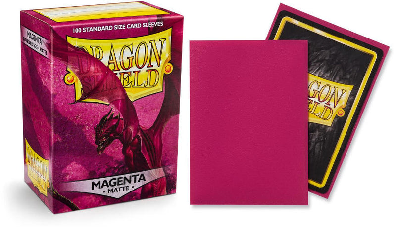 Dragon Shield - Standard Matte: Magenta - 100ct. Card Sleeves