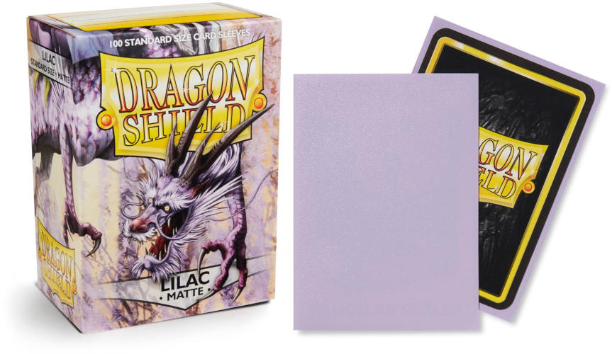 Dragon Shield - Standard Matte: Lilac - 100ct. Card Sleeves Dragon Shield - Standard Matte: Lilac - 100ct. Card Sleeves
