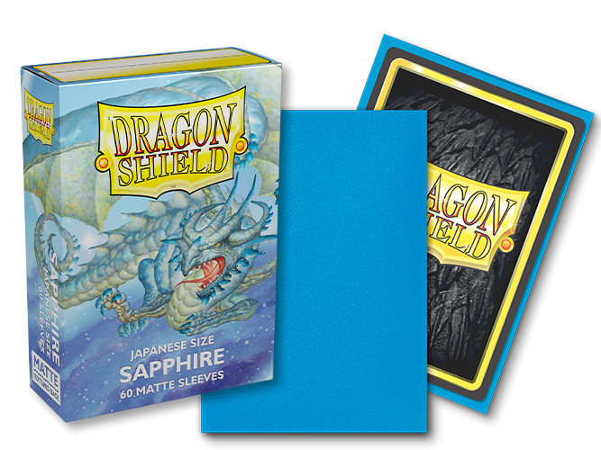 Dragon Shield: Japanese Size 60ct Sleeves - Sapphire (Matte)