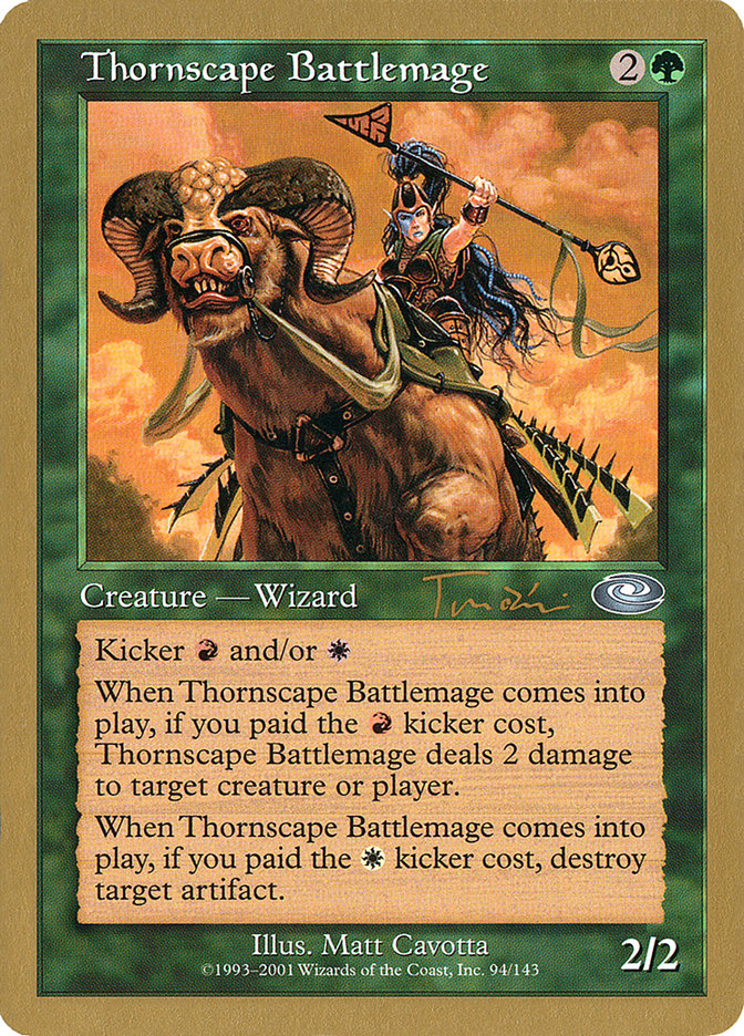 Thornscape Battlemage (Jan Tomcani) [World Championship Decks 2001]