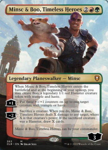 CLB-363 - Minsc & Boo, Timeless Heroes - Non Foil  - NM