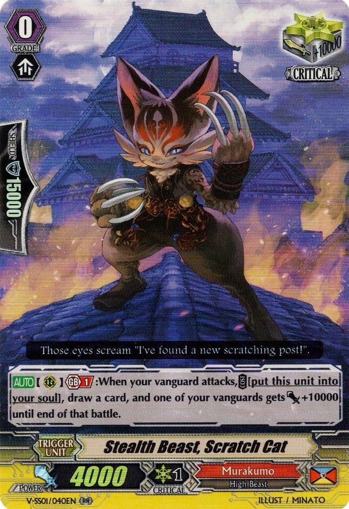 Stealth Beast, Scratch Cat (V-SS01/040EN) [Premium Collection 2019]