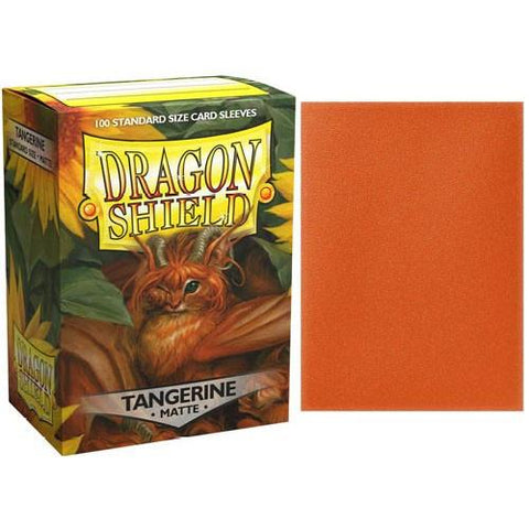 Dragon Shield - Standard Matte: Tangerine - 100ct. Card Sleeves