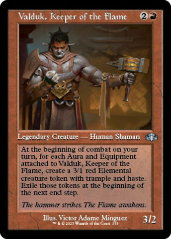 DMR-333 - Valduk, Keeper of the Flame - Non Foil - NM