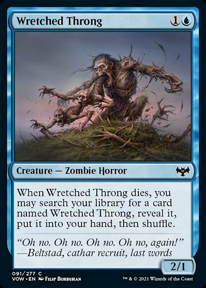 VOW-091 - Wretched Throng - Non Foil - NM