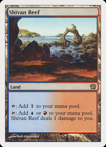 9ED-324 - Shivan Reef - Foil - NM