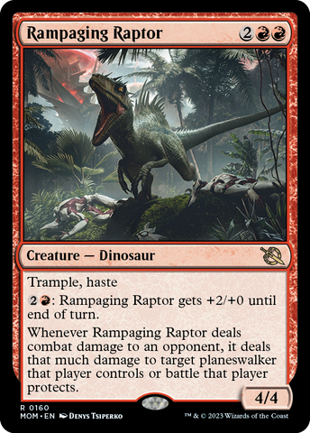 MOM-0160 - Rampaging Raptor - Non Foil - NM