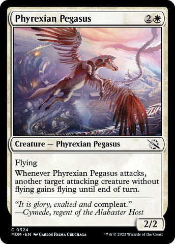MOM-0324 - Phyrexian Pegasus - Non Foil - NM