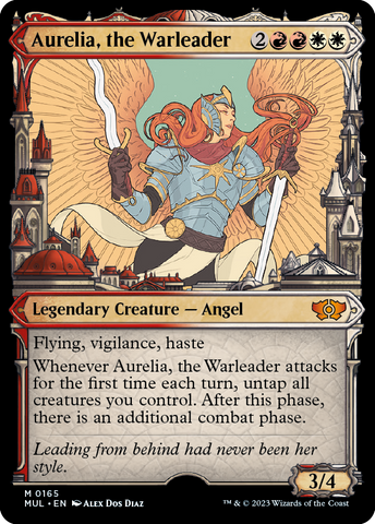 MUL-0165 - Aurelia, the Warleader - Halo Foil (M) - NM