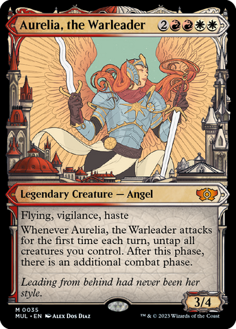 MUL-0035 - Aurelia, the Warleader - Non Foil (M) - NM