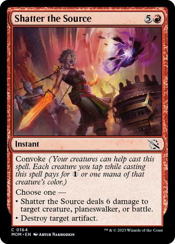 MOM-0164 - Shatter the Source - Non Foil - NM