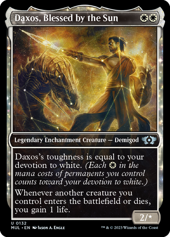 MUL-0132 - Daxos, Blessed by the Sun - Halo Foil (U) - NM