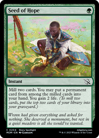 MOM-0204 - Seed of Hope - Non Foil - NM