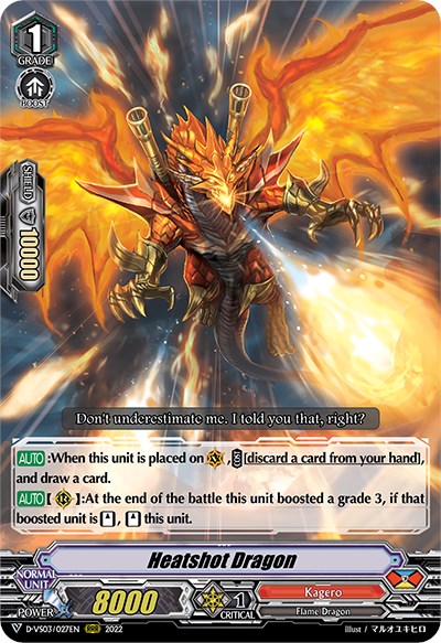 Heatshot Dragon (D-VS03/027EN) [V Clan Collection Vol.3]